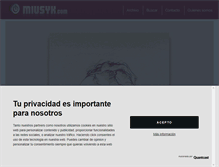 Tablet Screenshot of miusyk.com